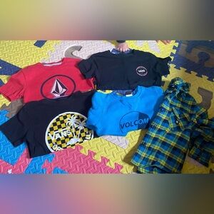 T-shirt and pull volcom, dc & vans